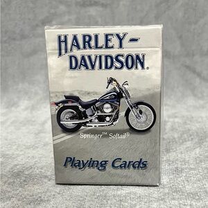 2001‎ Harley-Davidson Blue and Silver Motorcycle Playing Cards Vintage